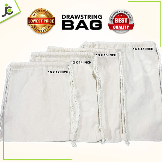 Canvas Drawstring Backpack (10pcs)