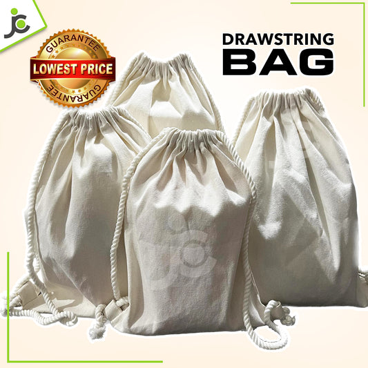 Canvas Drawstring Backpack (10pcs)